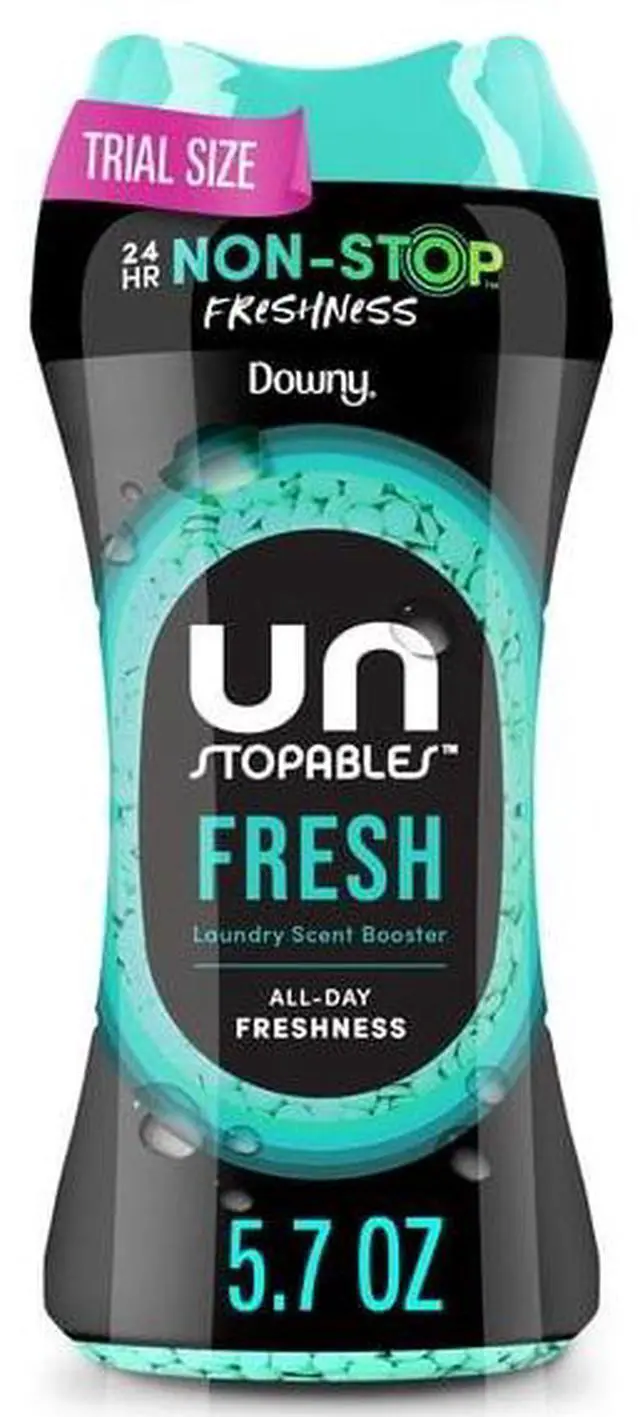 Alt view image 6 of 6 - Downy Unstopables InWash Scent Booster Beads, Fresh Scent 5.7oz, OdorBLOCKER Technology, Up to 6X LongerLasting Freshness for All Fabrics & Washers