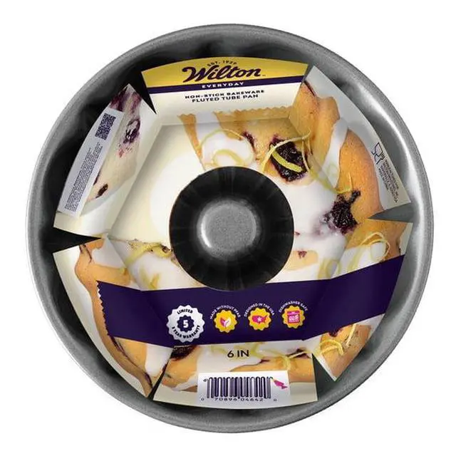Alt view image 4 of 7 - Wilton Everyday Non-Stick 6" Fluted Tube Bundt Cake Pan, Packaging May Vary