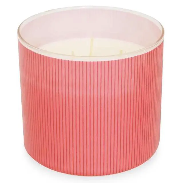 Alt view image 2 of 4 - Mainstays 14 oz 3-Wick Textured Wrapped Candle, Tropical Serenade
