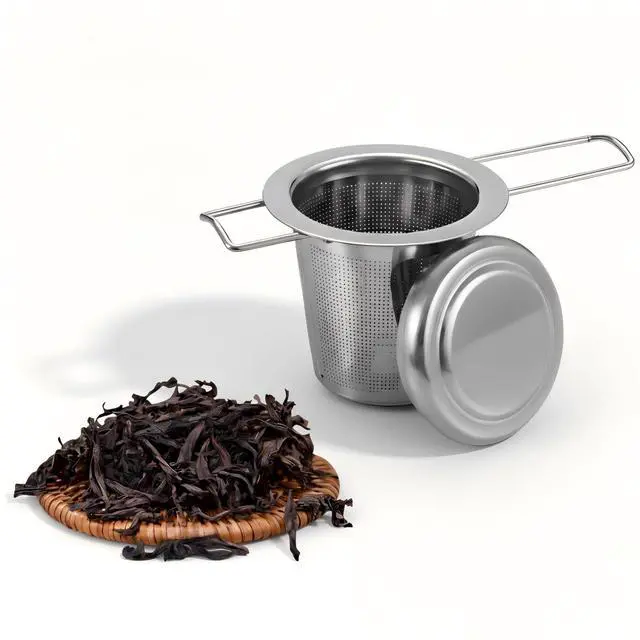 Main image of Stainless Steel Fine Mesh Tea Infuser Strainer for Loose Leaf Tea