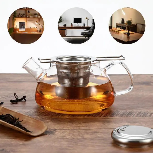 Alt view image 5 of 7 - Stainless Steel Fine Mesh Tea Infuser Strainer for Loose Leaf Tea