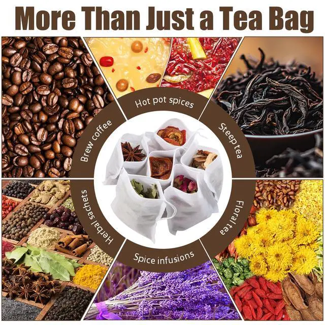 Alt view image 6 of 7 - 300PCS Empty Disposable Tea Bags for Loose Leaf Tea