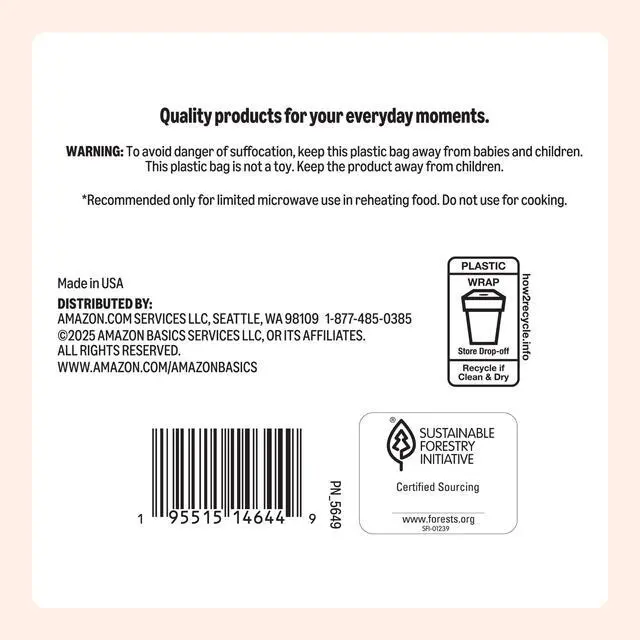 Alt view image 2 of 5 - Amazon Basics 9" Uncoated White Paper Plates, Microwave Safe, 100 Count
