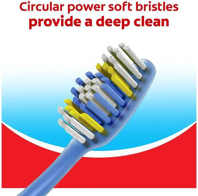 Alt view image 5 of 6 - Colgate Extra Clean Adult Toothbrushes, Soft, 6-Pack