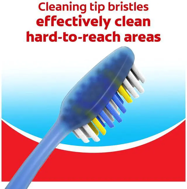 Alt view image 3 of 6 - Colgate Extra Clean Adult Toothbrushes, Soft, 6-Pack