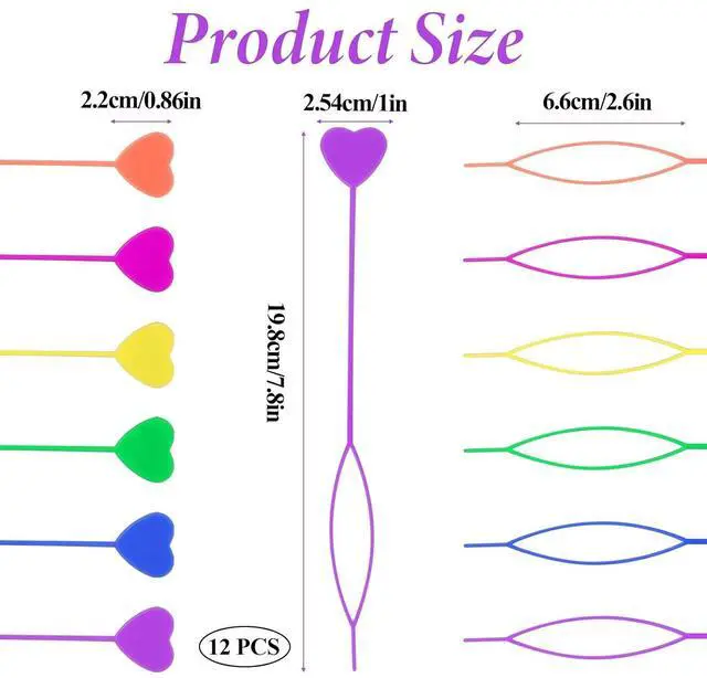 Alt view image 2 of 7 - COMNICO 12pcs Quick Beader Hair Braids Loading Beads Braid Stringer Ponytail Maker Plastic Hair Tail Beading Tools Kit for Kids Girls Colorful