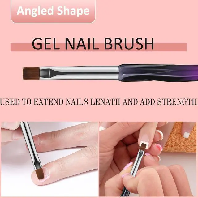 Alt view image 7 of 7 - 3-Piece Nail Art Clean Up and Cuticle Polish Removal Brush Set