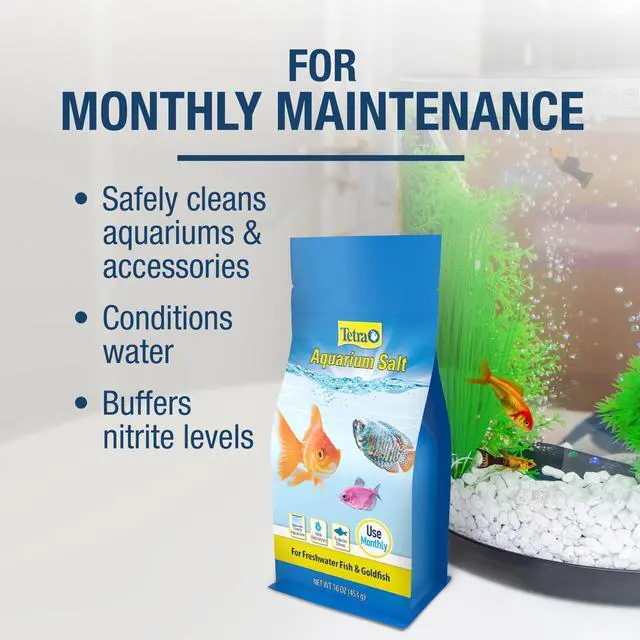 Alt view image 6 of 7 - Tetra Aquarium Salt 16 oz for Freshwater Fish Tanks