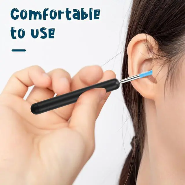 Alt view image 7 of 7 - 30 Pcs Ear Wax Removal Replacement Tips for Wet/Dry Ear Cleaning, Ear Spoons Accessories Set for Adults, Endoscope