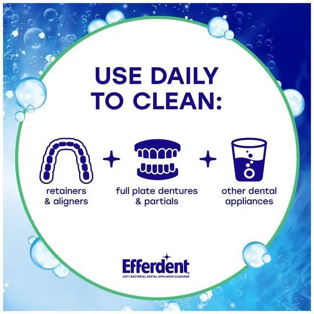Alt view image 2 of 6 - Efferdent Denture Cleaner Tablets, Minty Fresh & Clean, 44 Count