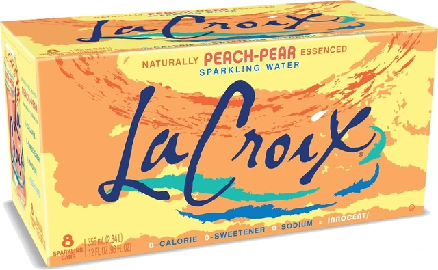 Main image of La Croix Sparkling Water Peach Pear, 12FlOz, 8Pack