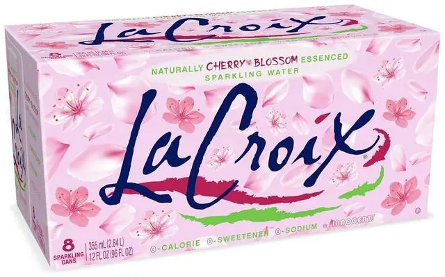 Main image of La Croix Cherry Blossom Sparkling Water, 12 Fl Oz, Pack of 8