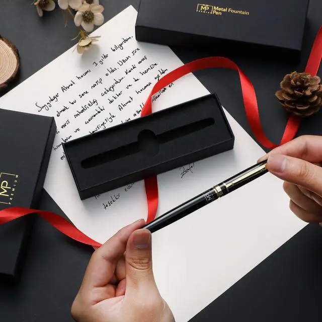 Alt view image 3 of 7 - Mr. Pen Luxury Fountain Pen, Fine Nib, Black