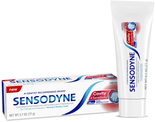 Main image of Sensodyne Cavity and Sensitivity Toothpaste, 2.7oz