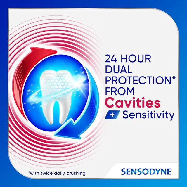 Alt view image 7 of 7 - Sensodyne Cavity and Sensitivity Toothpaste, 2.7oz