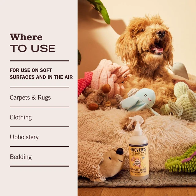 Alt view image 3 of 7 - Mrs. Meyer's Clean Day Pet Odor Neutralizer, Orange Blossom Scent, 12oz