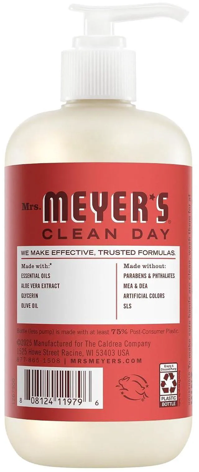 Alt view image 2 of 6 - Mrs. Meyer's Clean Day Hand Soap, Tomato Vine Scent, 12.5Fl Oz