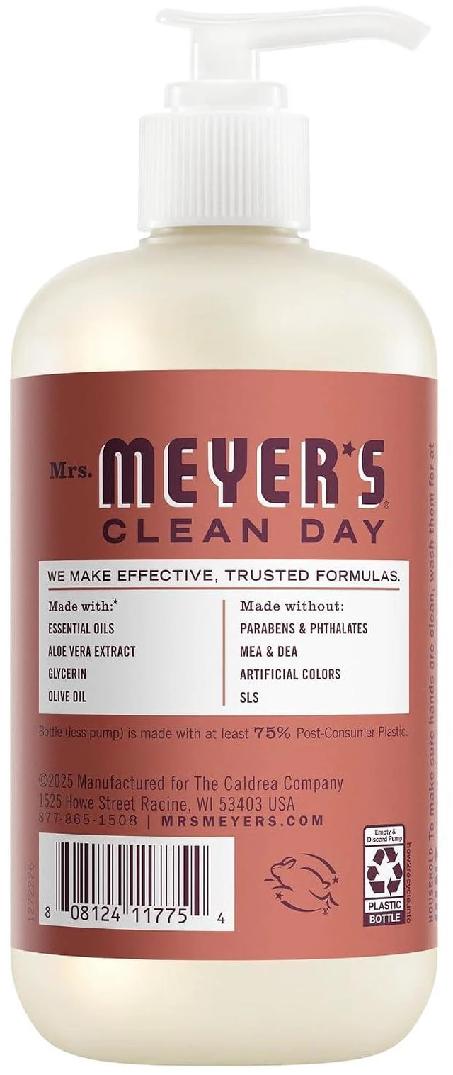 Alt view image 4 of 7 - Mrs. Meyer's Clean Day Hand Soap, 12.5fl oz, Fall Leaves Scent
