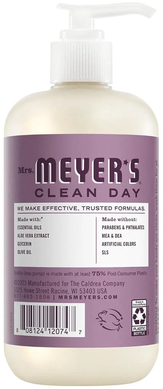 Alt view image 2 of 7 - Mrs. Meyer's Clean Day Hand Soap, Elderberry Scent, 12.5 fl oz