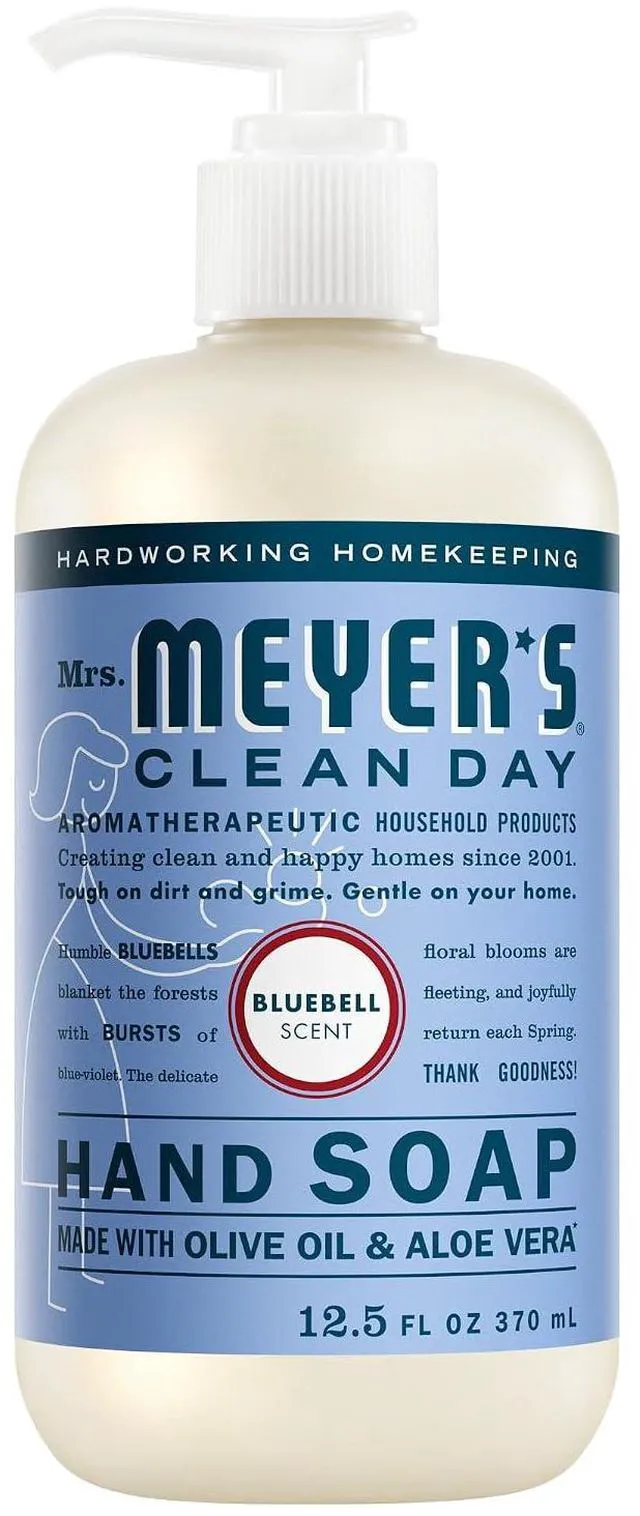 Main image of MRS. MEYER'S CLEAN DAY Hand Soap, Bluebell Scent, 12.5 Fl Oz Bottle