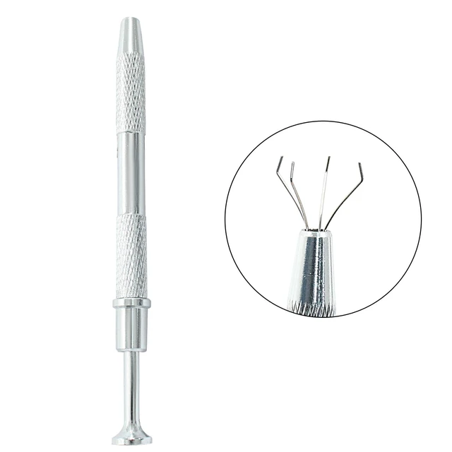 Alt view image 5 of 5 - Hordion 4-Claw Pick Up Tool, Stainless Steel, Silver