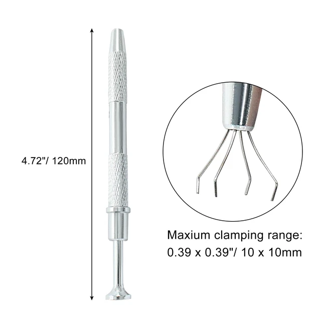 Alt view image 3 of 5 - Hordion 4-Claw Pick Up Tool, Stainless Steel, Silver