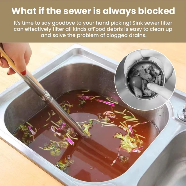 Alt view image 4 of 7 - 50pcs Sink Drain Strainer Basket with Suction Cup for Food Waste