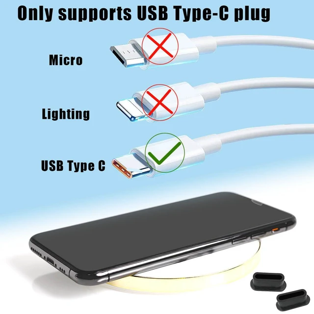 Alt view image 5 of 7 - 25-Pack USB-C Dust Plug Cover for Samsung Galaxy, Google Pixel, Moto G, TCL, UMIDIGI, OnePlus Nord and Type-C Port Devices