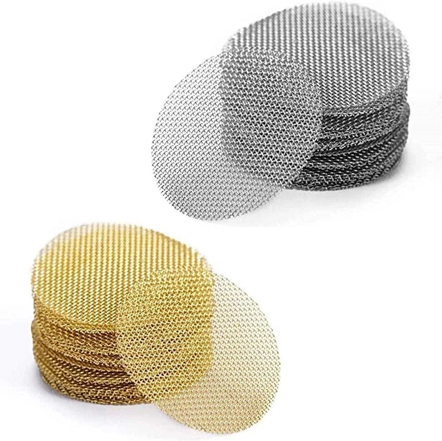 Main image of 3/4 Inch Pipe Screens, 100pcs - 50pcs Stainless Steel Screens and 50pcs Brass Filters