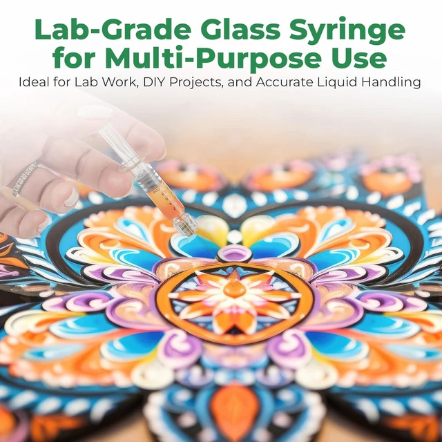 Alt view image 6 of 6 - 1ml Luer Lock Syringe, Kopperko, 1 Pack, Borosilicate Glass