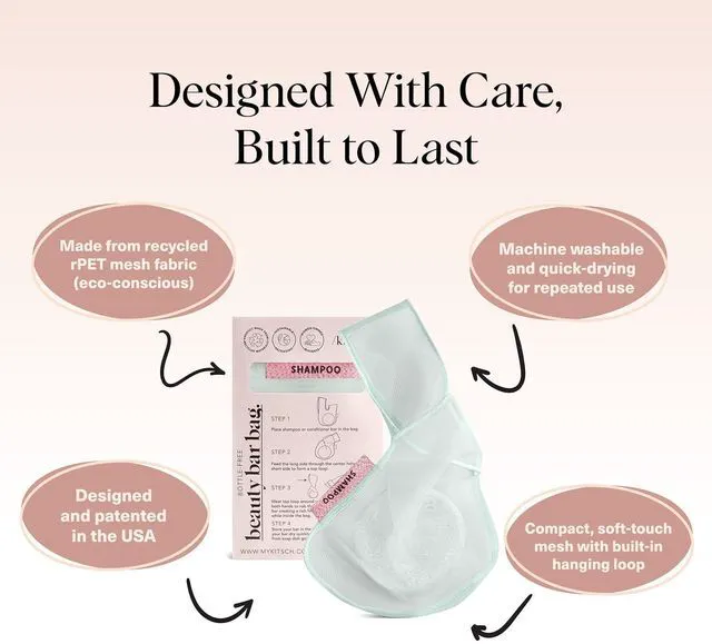 Alt view image 2 of 6 - Kitsch Soap Saver Bag - Patented Mesh Holder - Mint