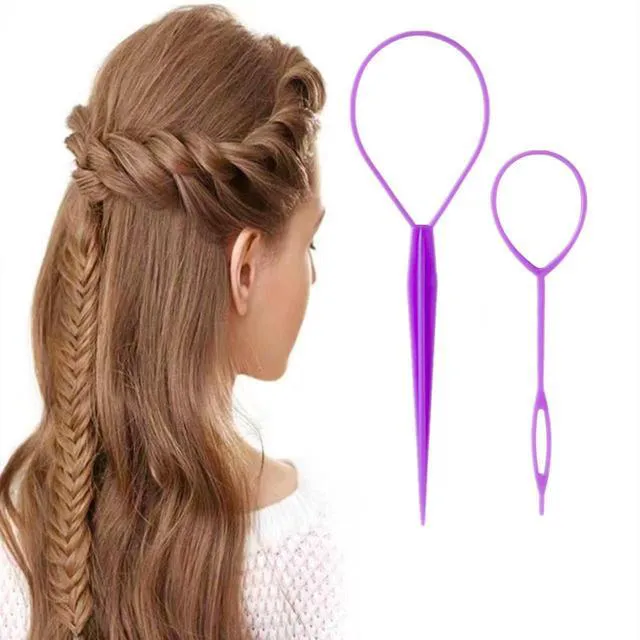 Alt view image 5 of 7 - ZVOREI 8-Piece Comb Hair Brushes Set, Purple