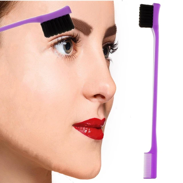 Alt view image 6 of 7 - ZVOREI 8-Piece Comb Hair Brushes Set, Purple