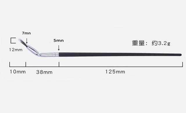 Alt view image 6 of 6 - TEONEI Fan Mascara Brushes for Eyelash and Eyebrow, 2Pcs Black