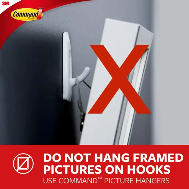 Alt view image 6 of 6 - Command Medium Designer Hooks, 2 Hooks, 4 Strips