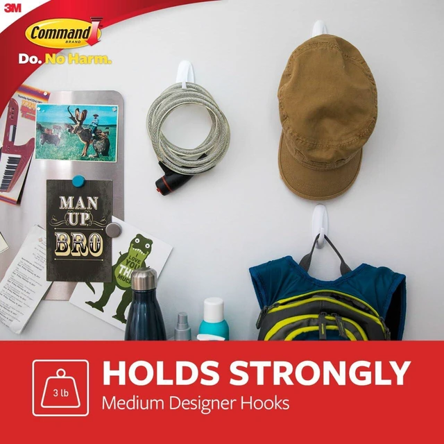 Alt view image 4 of 6 - Command Medium Designer Hooks, 2 Hooks, 4 Strips