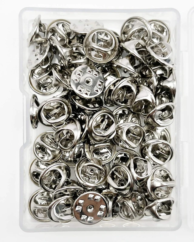 Main image of 50 Pack Lock Pin Backs for Lapel Pins