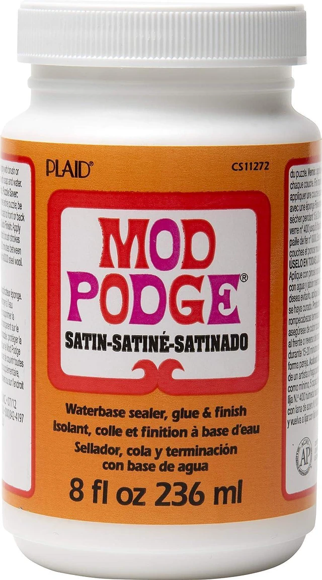 Alt view image 2 of 5 - Mod Podge PLCS11272 Water Base Sealer, Glue, Satin Finish, 8oz, Clear