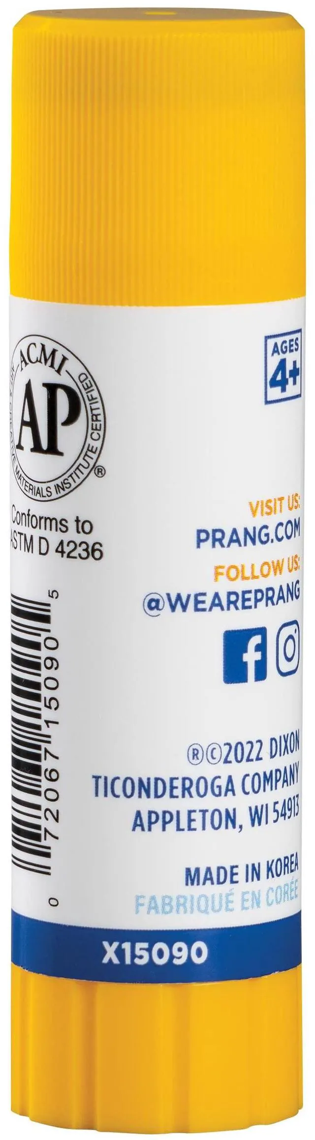Alt view image 5 of 6 - Prang Washable Glue Stick, Blue, 0.74Oz, 1 Count