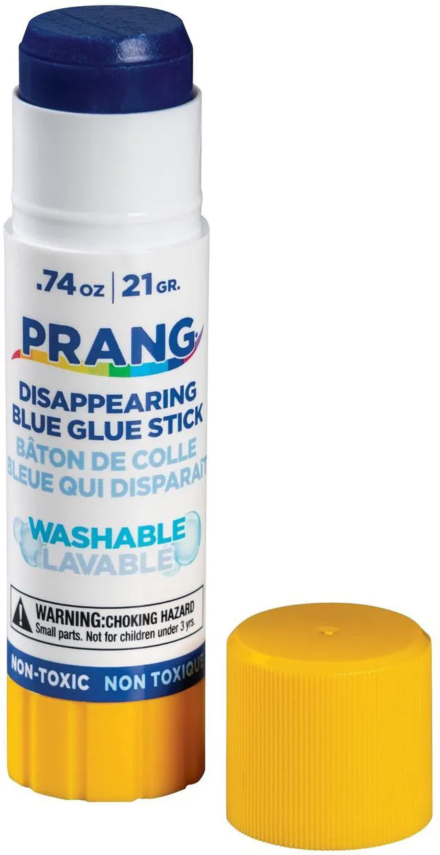 Alt view image 4 of 6 - Prang Washable Glue Stick, Blue, 0.74Oz, 1 Count