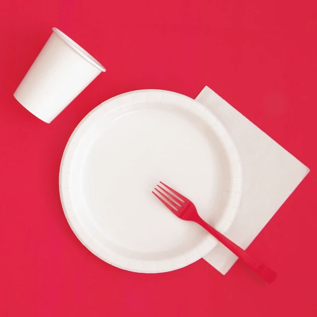 Alt view image 2 of 6 - Way To Celebrate Rectangular Plastic Table Cover, Red, 54in x 108in, 6 Pack