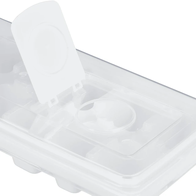 Alt view image 2 of 6 - Mainstays Ice Cube Tray with 14 Molds and Removable Lid, 2-Pack