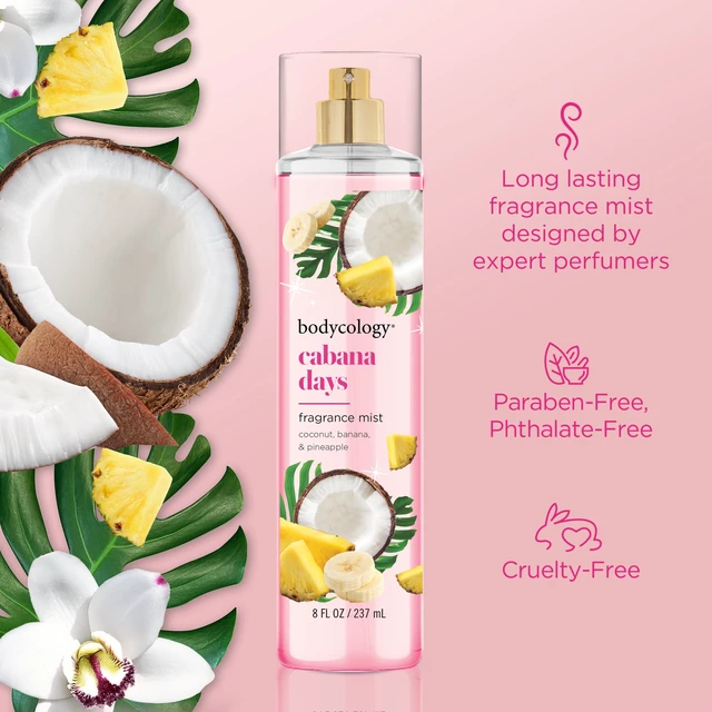 Alt view image 3 of 7 - Bodycology Long-Lasting Fragrance Body Mist Cabana Days 8fl oz