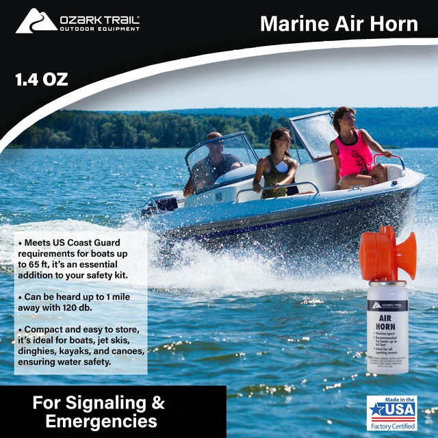 Alt view image 6 of 6 - Ozark Trail Safety Air Horn 1.4 oz