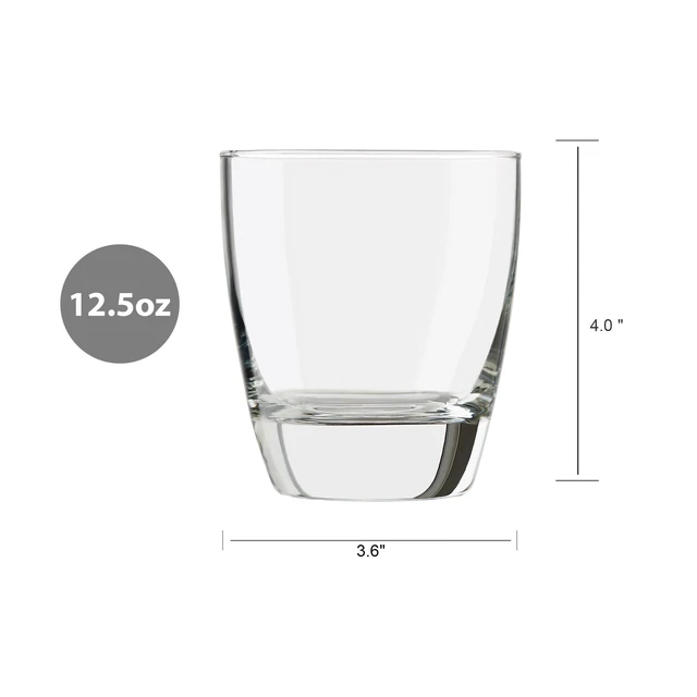 Alt view image 4 of 4 - Better Homes & Gardens Reeve Drinking Glasses, 12.5 oz, Set of 4