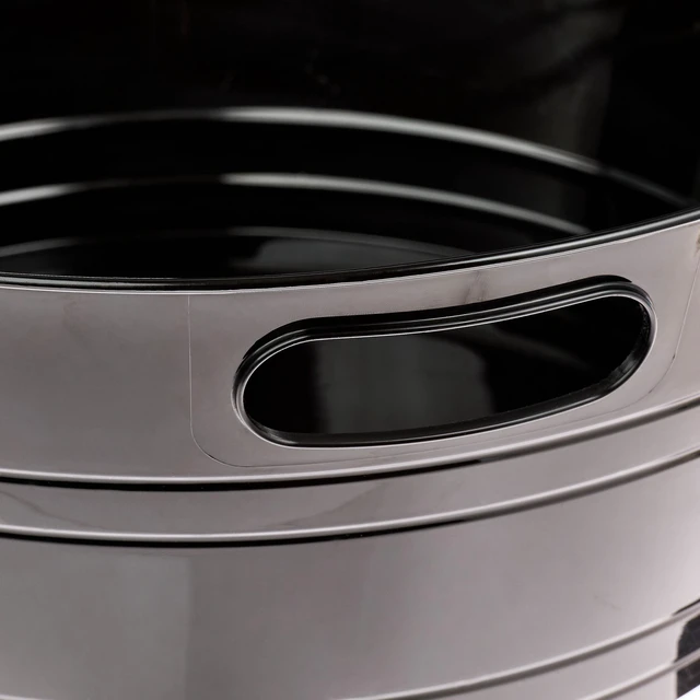 Alt view image 2 of 5 - Way To Celebrate 17.6In 420Oz Black Plastic Party Tub with Handles