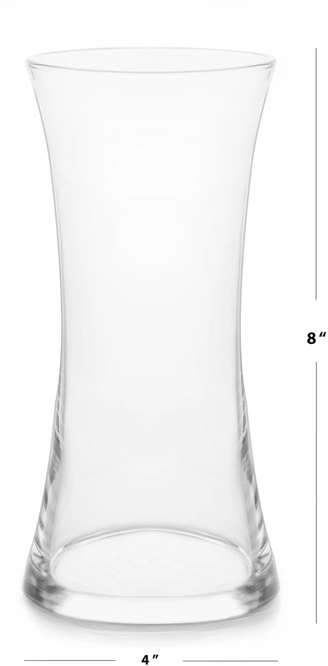 Alt view image 4 of 4 - Libbey Sydney Floral Vase 8" Clear Glass