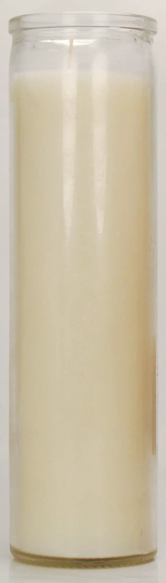 Alt view image 5 of 6 - Mainstays Prayer Candle 2 Pack, Clear Glass, White Wax, 8 in
