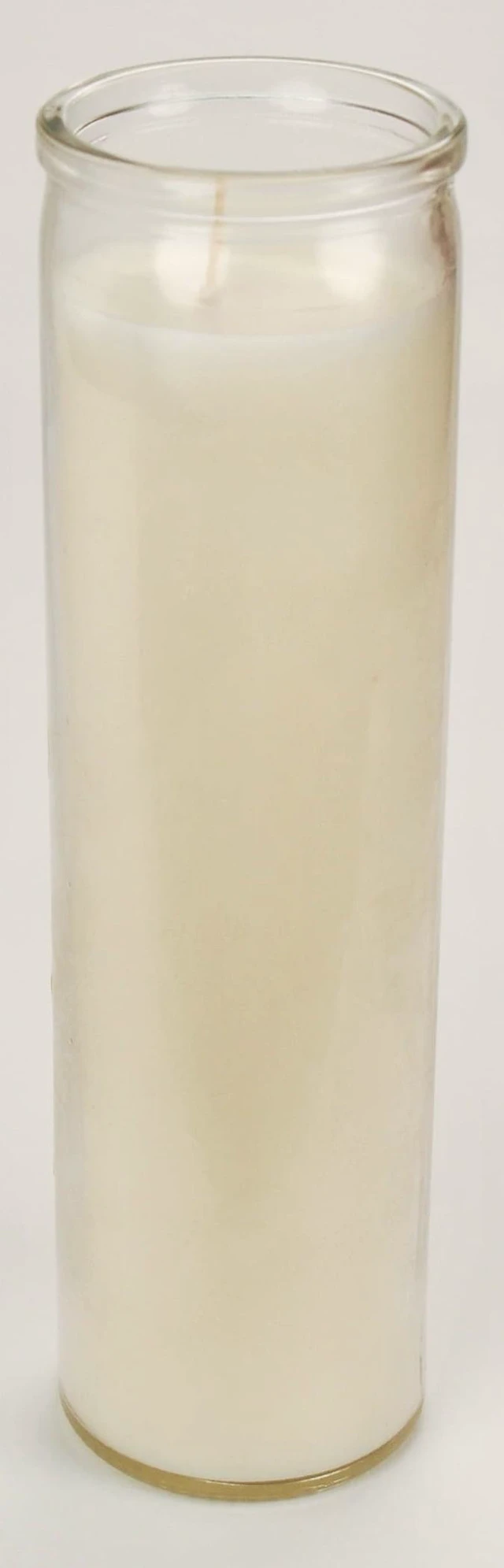 Alt view image 6 of 6 - Mainstays Prayer Candle 2 Pack, Clear Glass, White Wax, 8 in