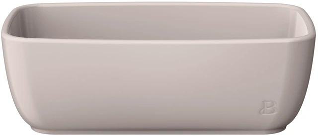 Main image of Beautiful by Drew Barrymore Stoneware Loaf Pan, Porcini Taupe